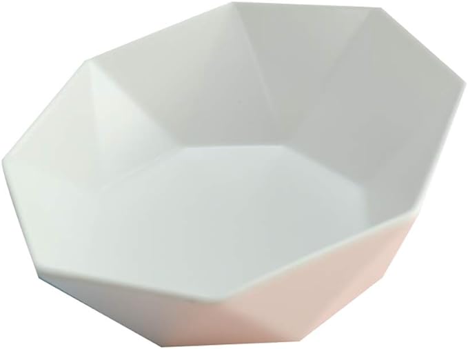 White Ceramic Tilted Cat Dog Bowl www.dukaansey.pk