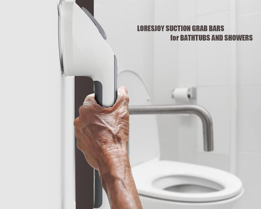 LORESJOY SuctionGrab Bars for Bathtubs and Showers dukaansey.pk