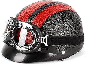 WANGFENG Retro Motorcycle Half Helmet WWW.DUKAANSEY.PK