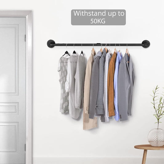 Wall Mounted Clothes Rail dukaansey.pk