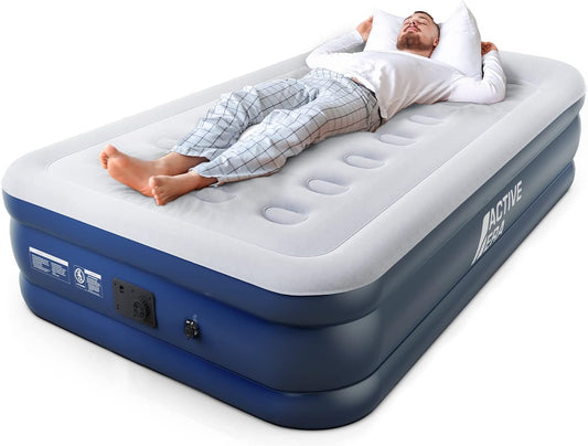 Premium air bed single bed - 99 x 187 x 53 cm dukaansey.pk