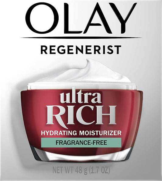 Ultra Rich ΟΙay Hydrating Moisturizer Face Cream FRAGRANCE FREE - 1.7oz dukaansey.pk