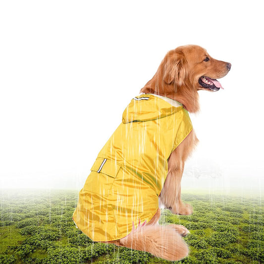5XL Reflective Pet Dog Rain Coat dukaansey.pk