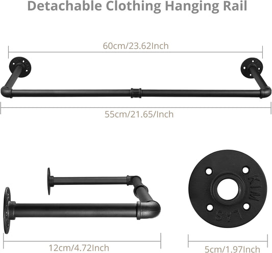 Wall Mounted Clothes Rail dukaansey.pk