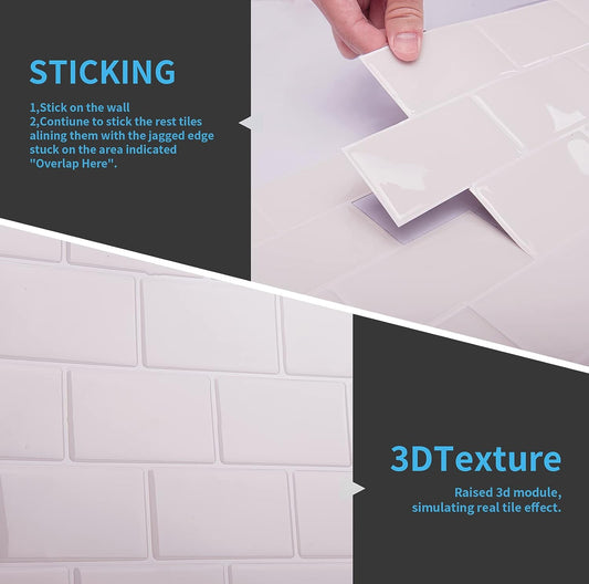 Art3d 10-Sheet Peel and Stick Tile dukaansey.pk