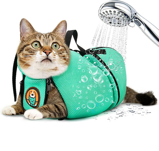 Adjustable Cat Bathing Bag dukaansey.pk