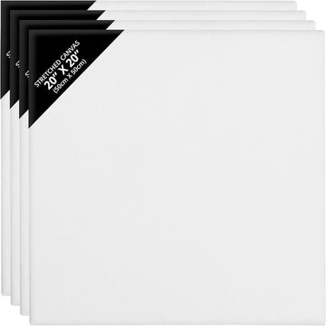 4 Pack Blank Canvas- 50 x 50cm dukaansey.pk