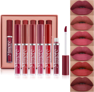 6pcs Mimore Lipstick dukaansey.pk