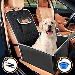 Looxmeer Dog Car Seat for Small Medium Dogs dukaansey.pk