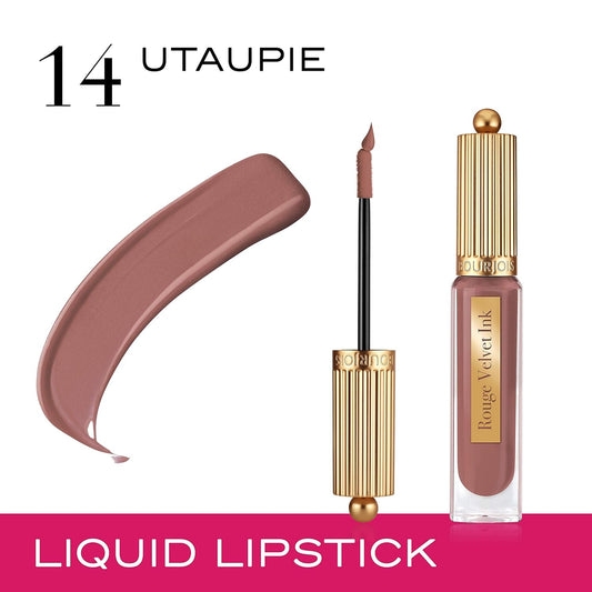 Bourjois Rouge Velvet Ink Liquid Lipstick (14 Utaupie) dukaansey.pk