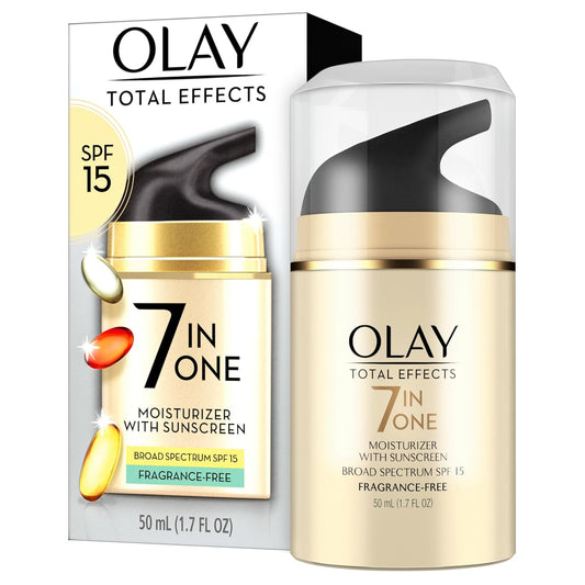 Olay Total Effects, 7 in 1, Moisturizer With SunScreen Fragrance Free, 1.7 oz dukaansey.pk