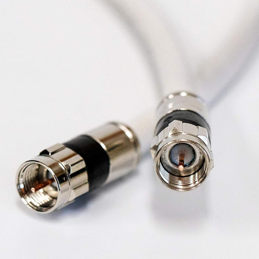 White Coaxial  Cable WWW.DUKAANSEY.PK