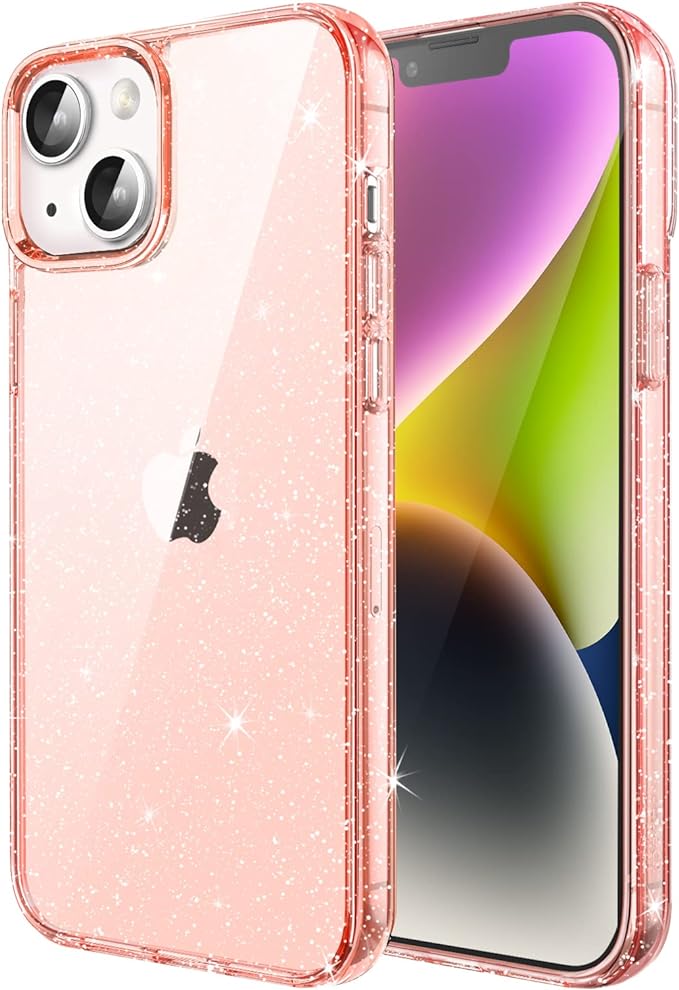 JETech Glitter Case for iPhone 14-6.1 Inch www.dukaansey.pk