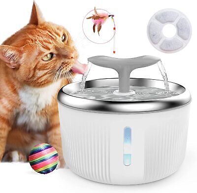 Cat Water Fountain 2L Stainless Steel,  dukaansey.pk